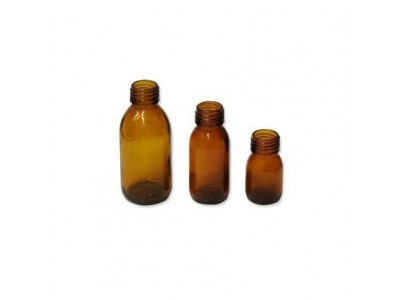 Frasco color topacio 125ml DIN28